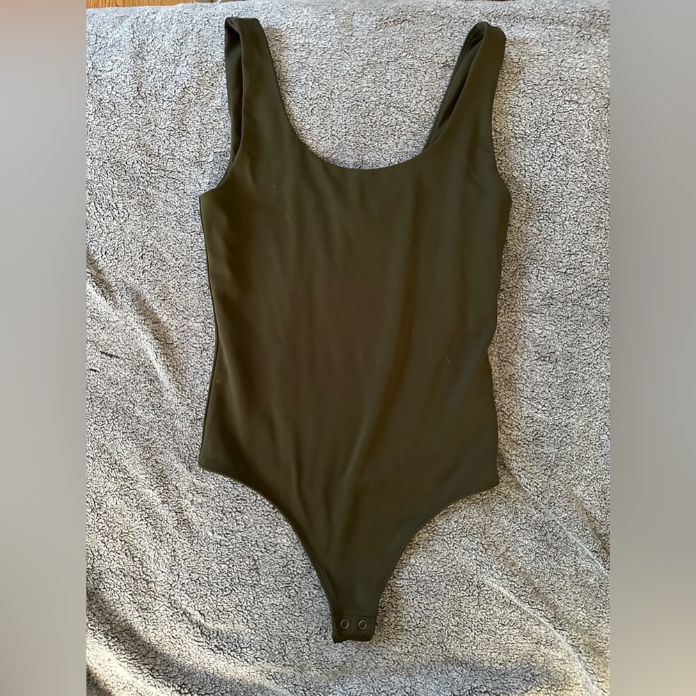 Dark green express bodysuit